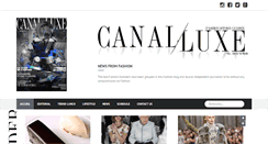 Desktop Screenshot of canal-luxe.com